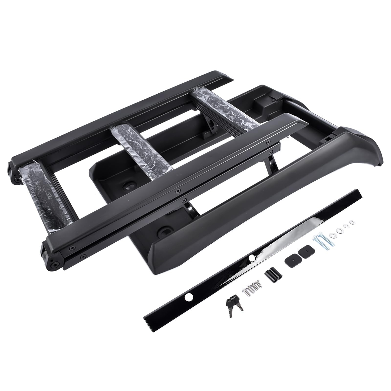 Side Folding Roof Step Ladder Land Rover Defender 2020-2023 L663 90 110 Black