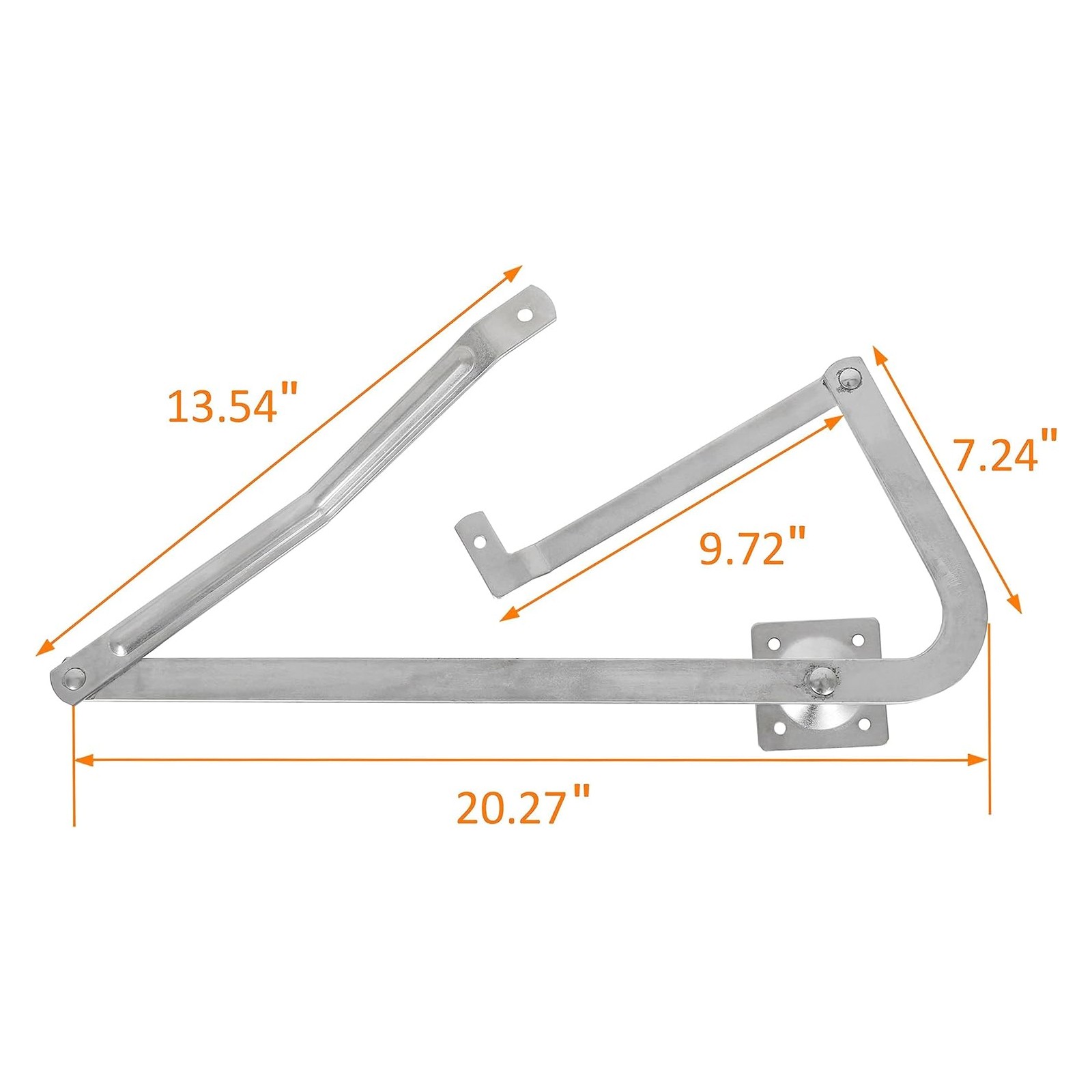 🔧Pair Attic Ladder Spreader Hinge Arms For MFG Werner Series 55-2 after 2010