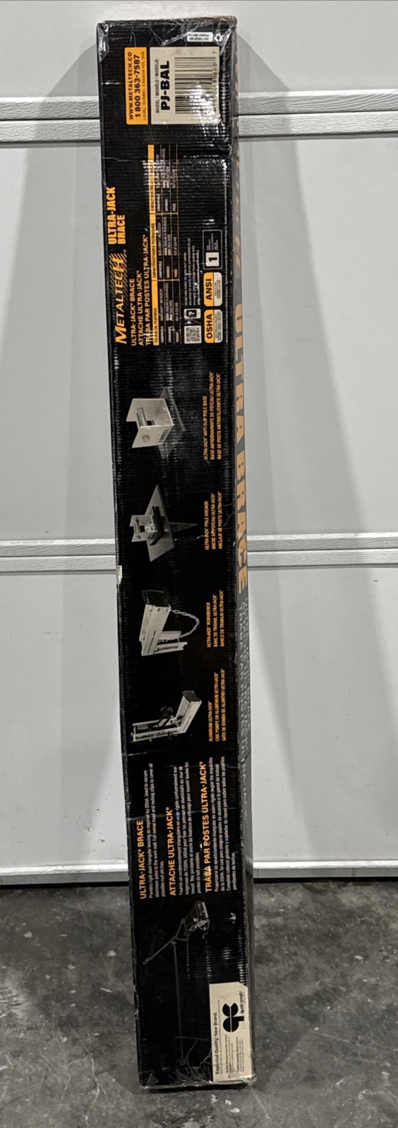 MetalTech Ultra-Jack Pump Jack Brace 40-1/4″ x 39″ x 4″ Aluminum for Scaffolding
