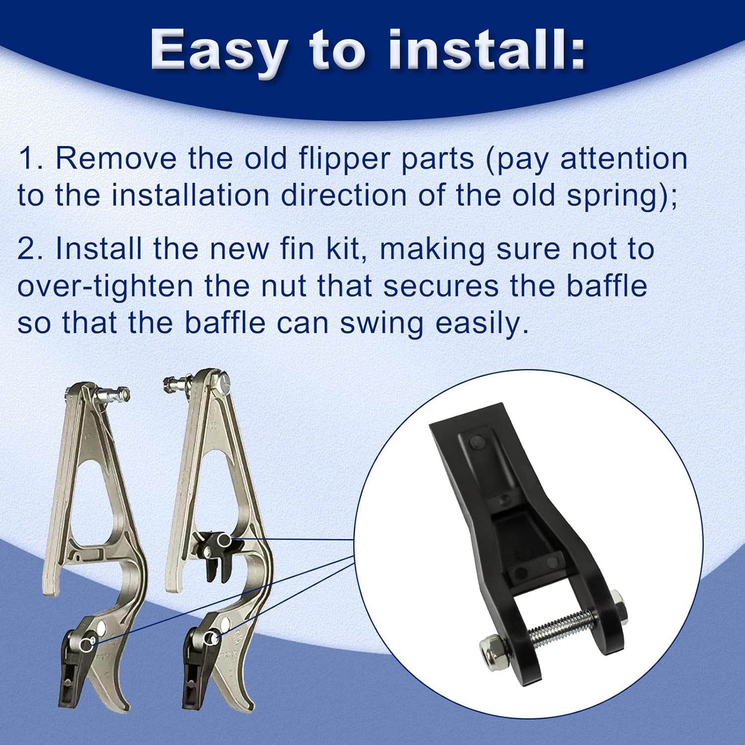 29-1 Extension Ladder Lock Flipper Kit for Werner/Louisville/Keller Aluminum and