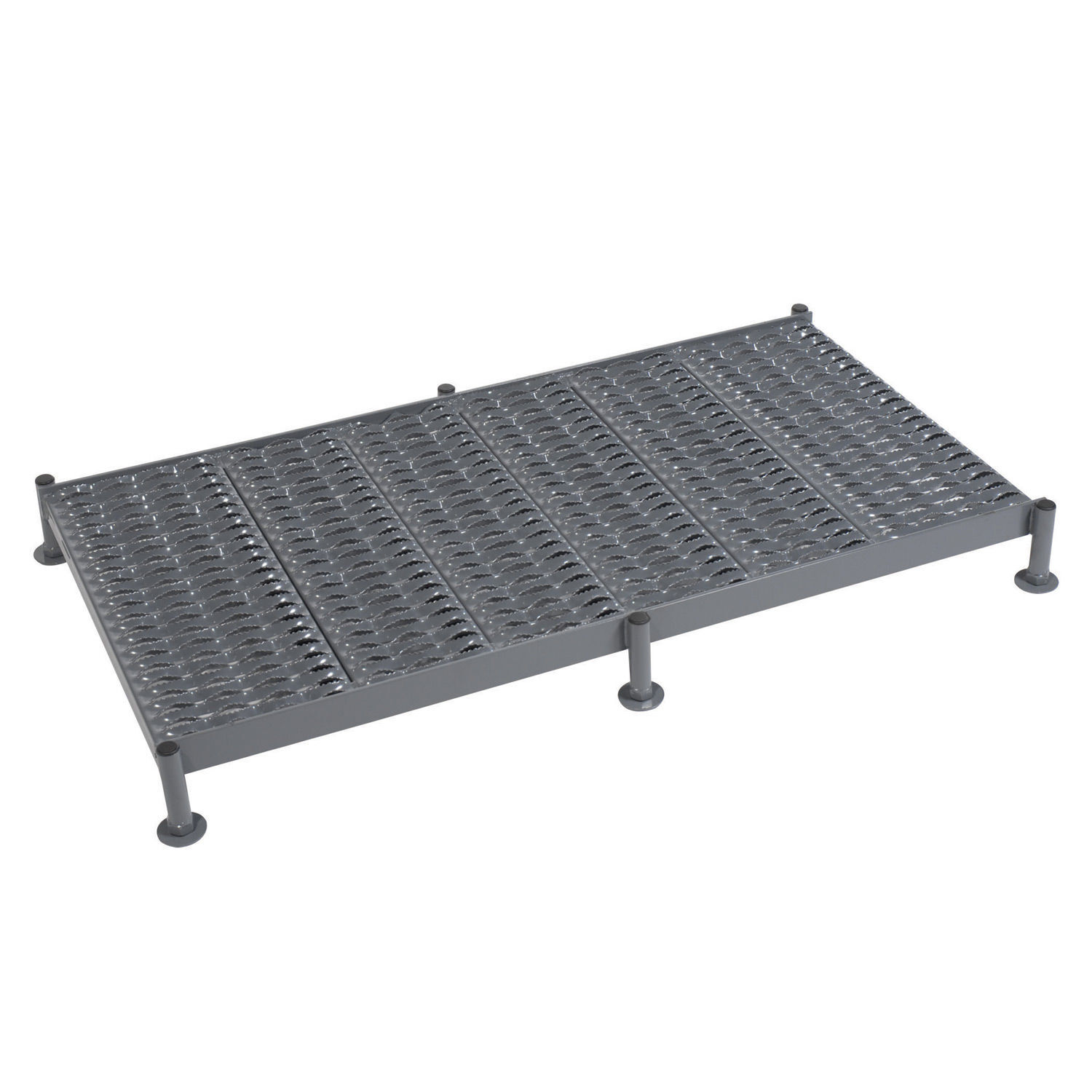 Tri Arc WLOS548242 48 X 24 Inch Adjustable Height Steel Work Platform – 5″H To