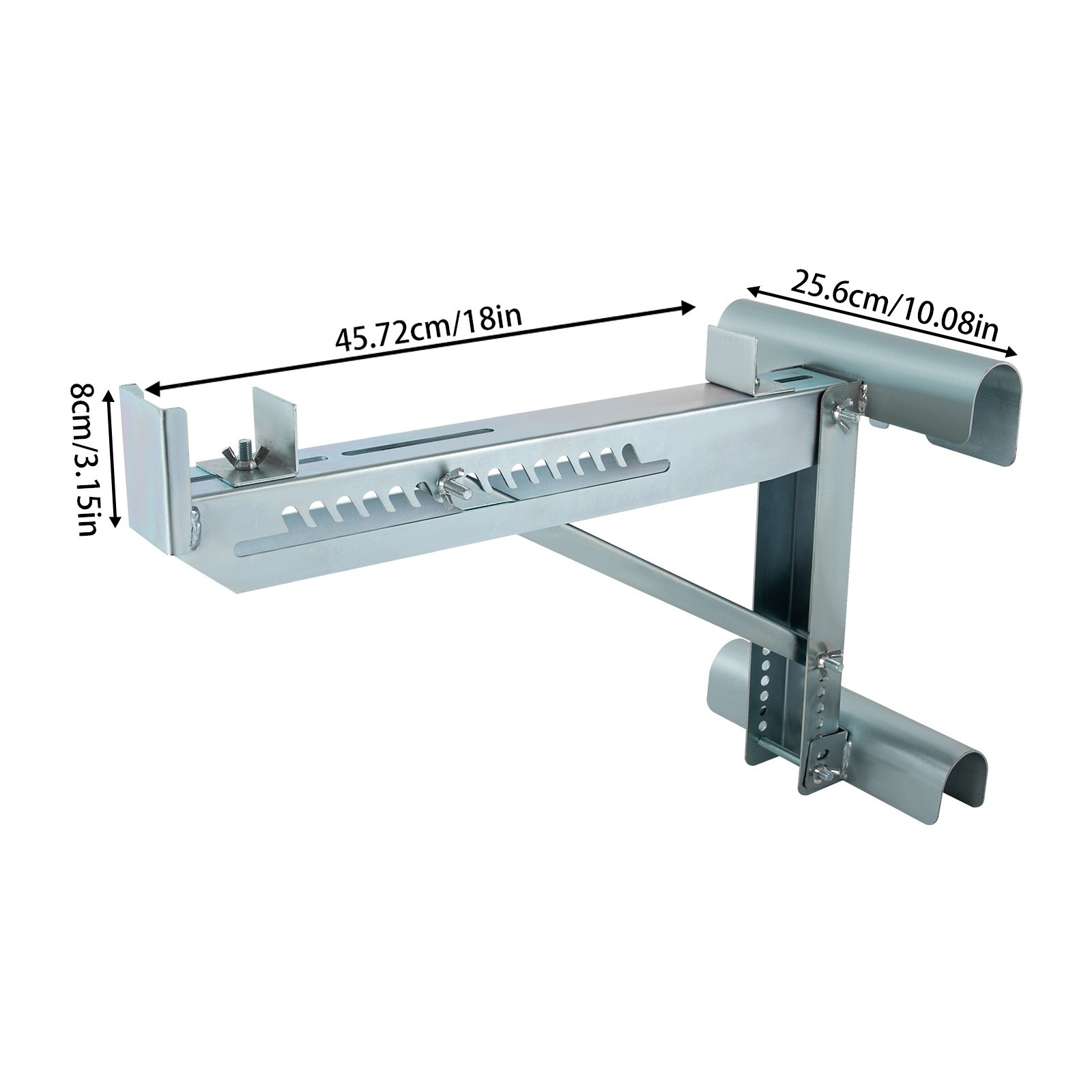 Pair of Heavy Duty Ladder Jacks 661lbs Capacity Scaffolding Bracket 2 Pcs US