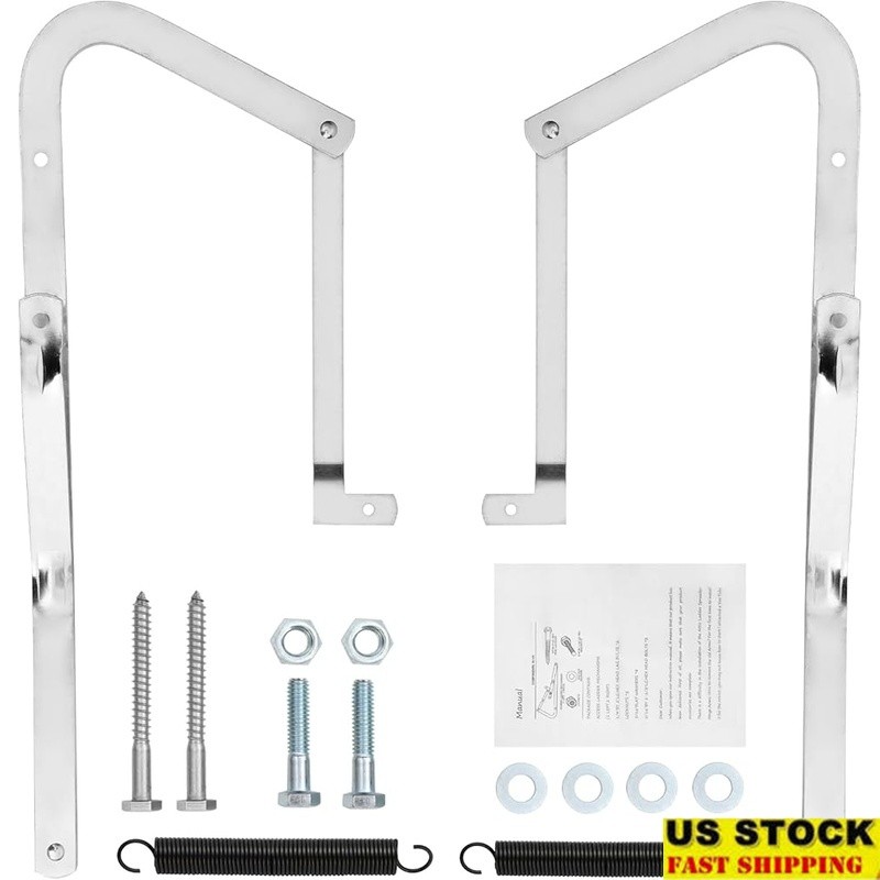 Attic Ladder Hinge Arms Replacement Compatible W/ Werner Durable Upgrade Kit New