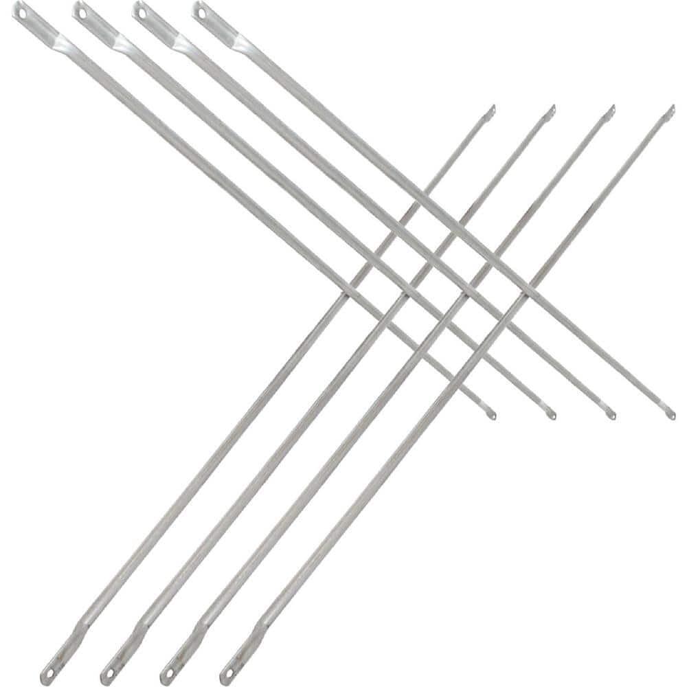 Saferstack 4 ft x 7 ft Scaffold Cross Braces Steel Weather Resistant 4 Pack
