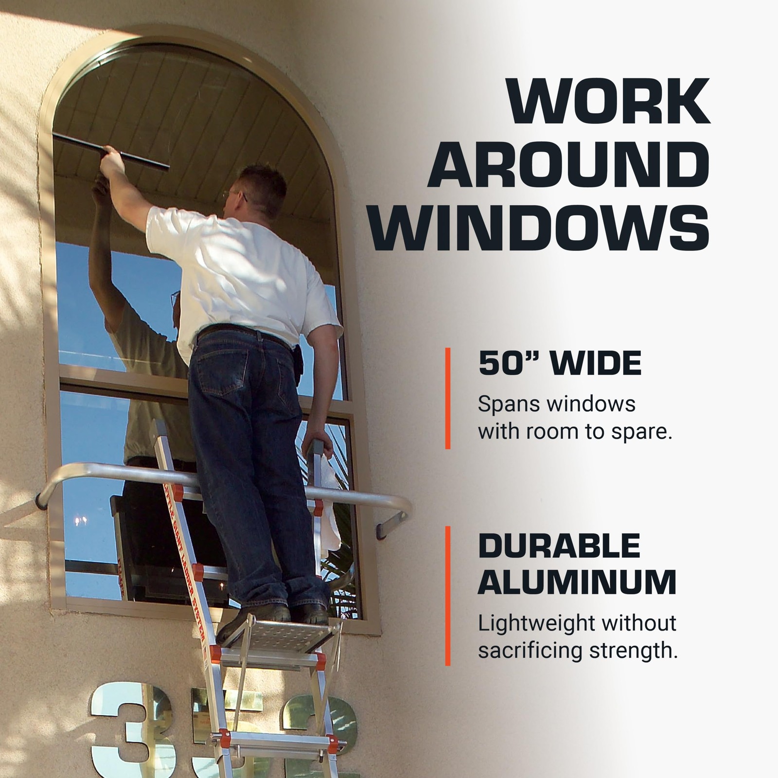 Little Giant Ladders Wing Span/Wall Standoff Ladder Accessory Aluminum 10111