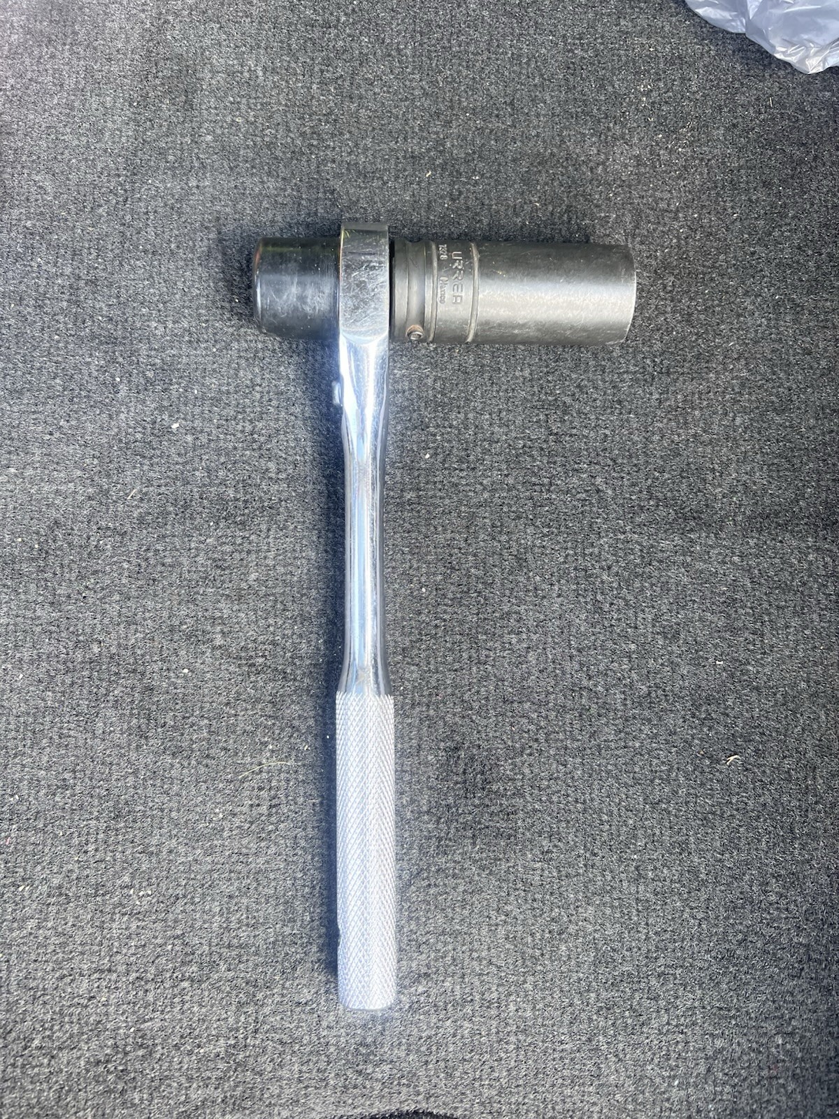Pro 1/2″ Scaffold Ratchet 7/8″ DR. 6-Point Socket Ratchet Wrench Hammer Tip Tool
