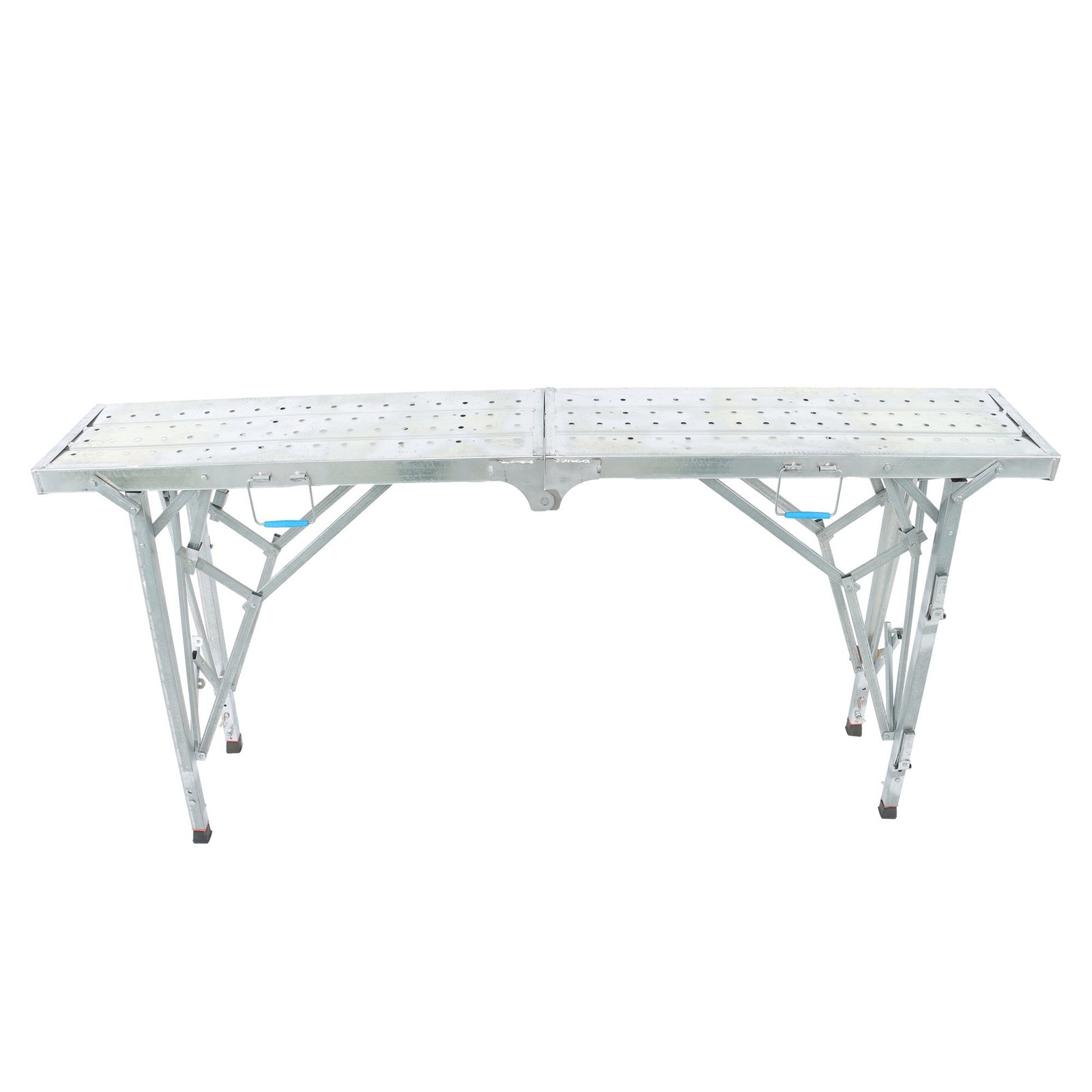 1.8m Aluminum Alloy Portable Folding Scaffold Work Platform Adjustable Height