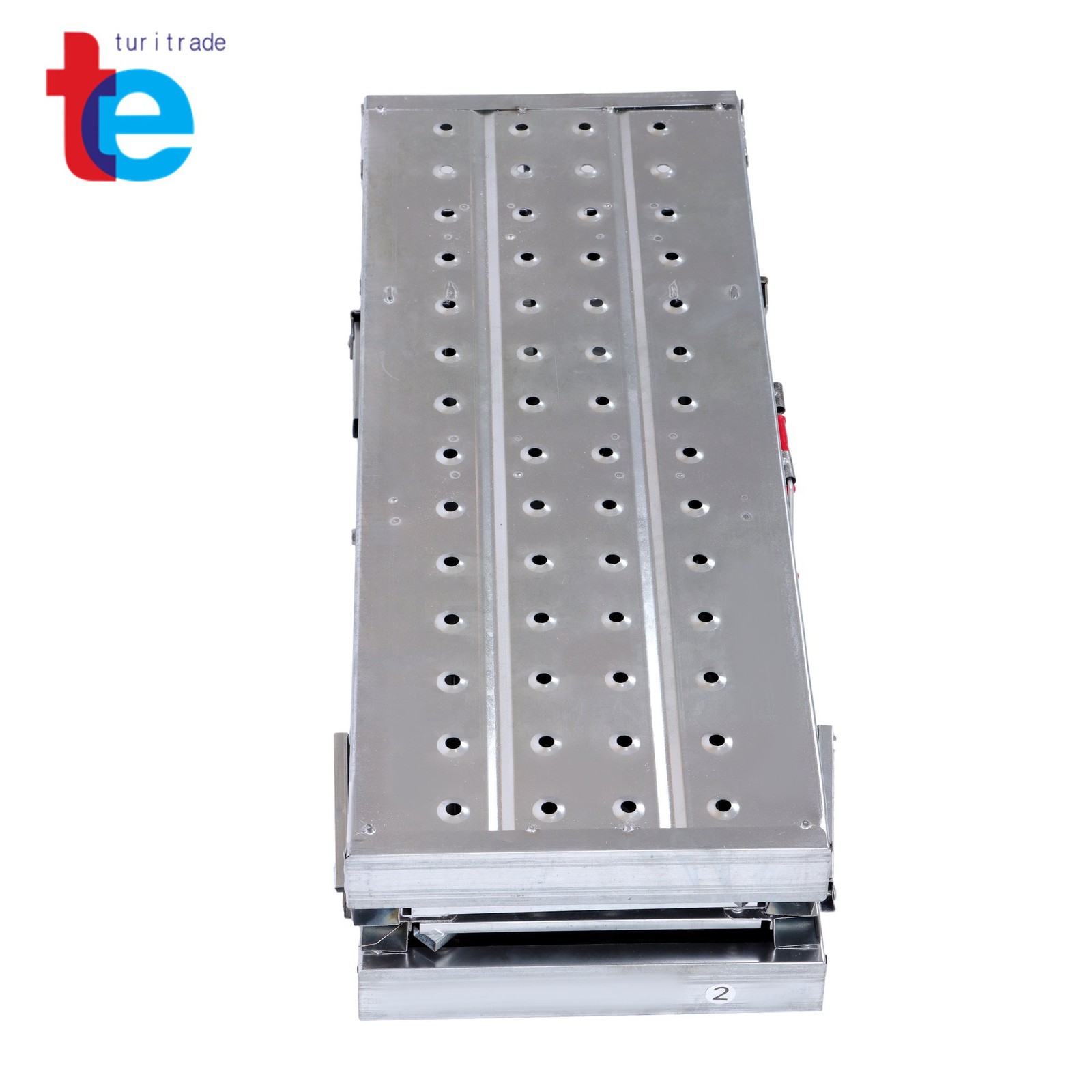 1.6m Adjustable Folding Ladder – Multi-Purpose Scaffold & Work Platform