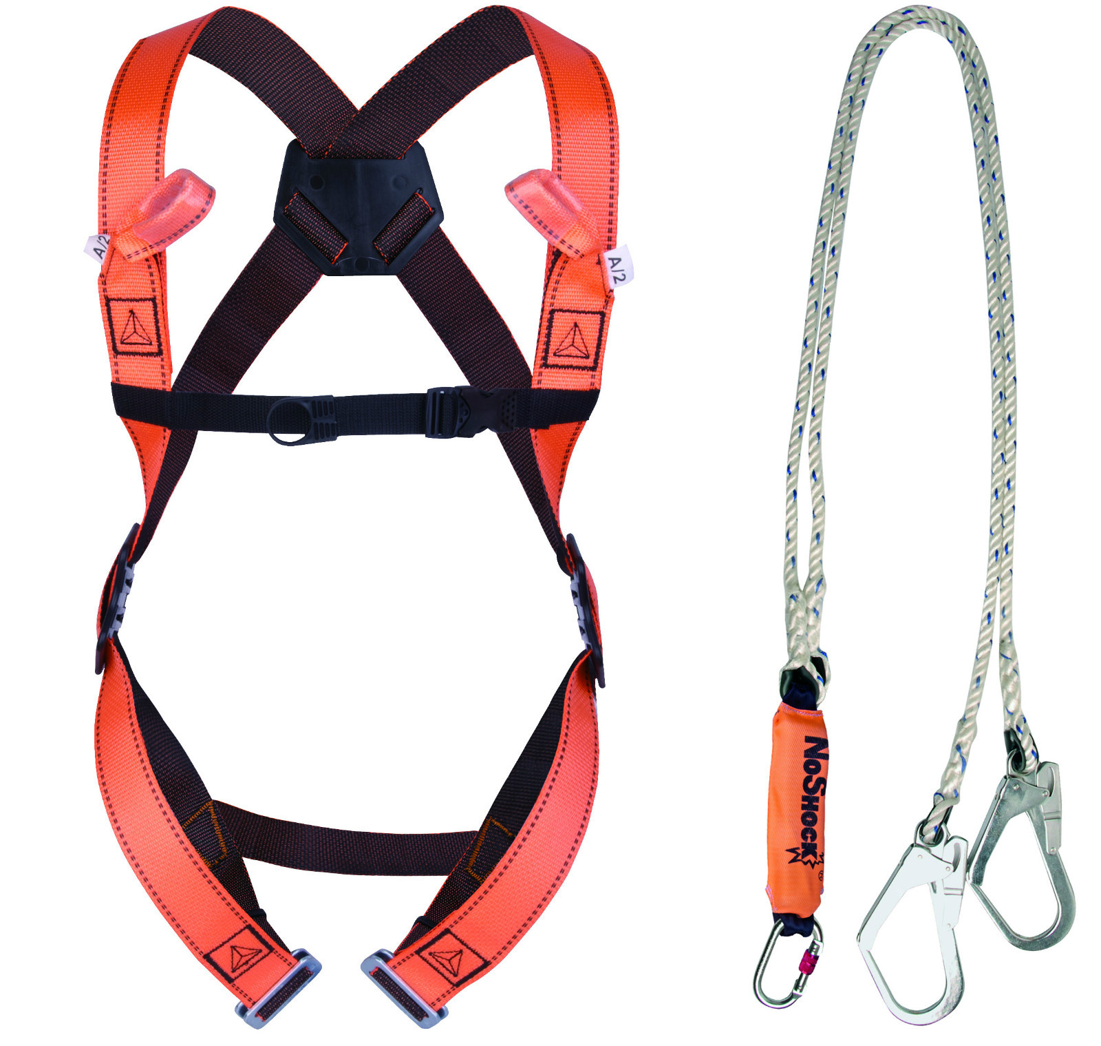 Delta Plus Froment ELARA280 Scaffold Fall Arrest Kit Harness Rope Fixing Hooks