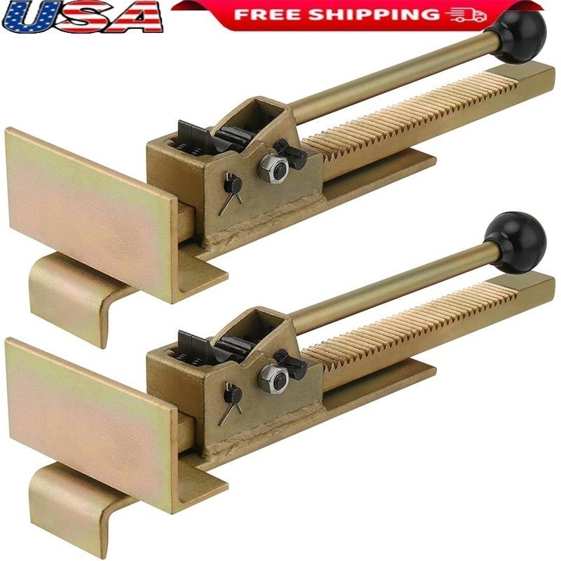 Hardwood Flooring Jack Tool Cast Steel Adjustable Ratchet Mechanism Easy Use