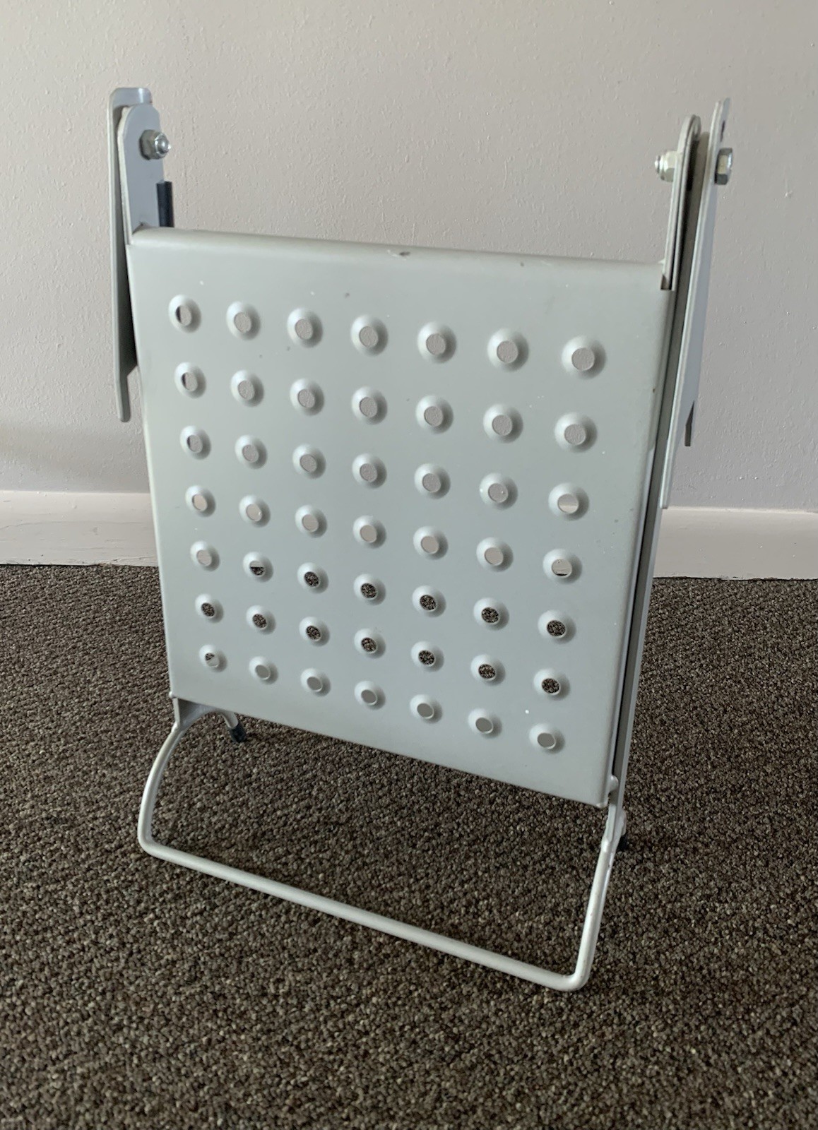 New Folding Ladder Work Platform Attachment Stand-On Tray, Perforated Metal