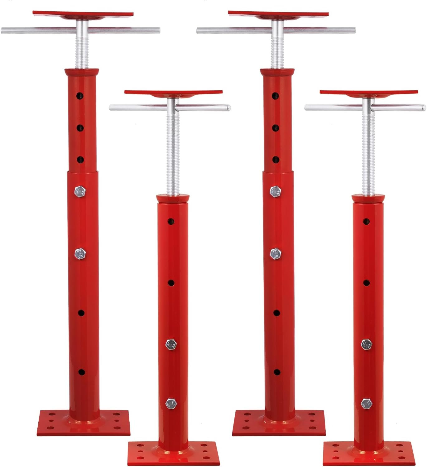 4 Pack House Jacks for Leveling 19”-36”Adjustable Support Jack | 17636LBS Max