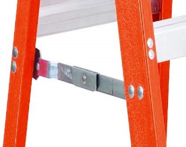 Fiberglass Step Ladder Heavy Duty Painting Working Step Stool Remodel Reaching