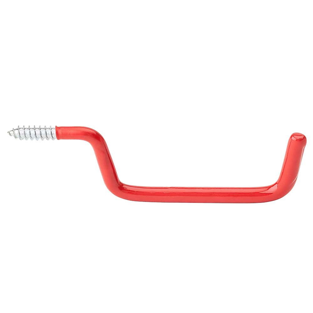 National Hardware 6in. L Vinyl Coated Red Steel Small Ladder Hook 15lb cap.