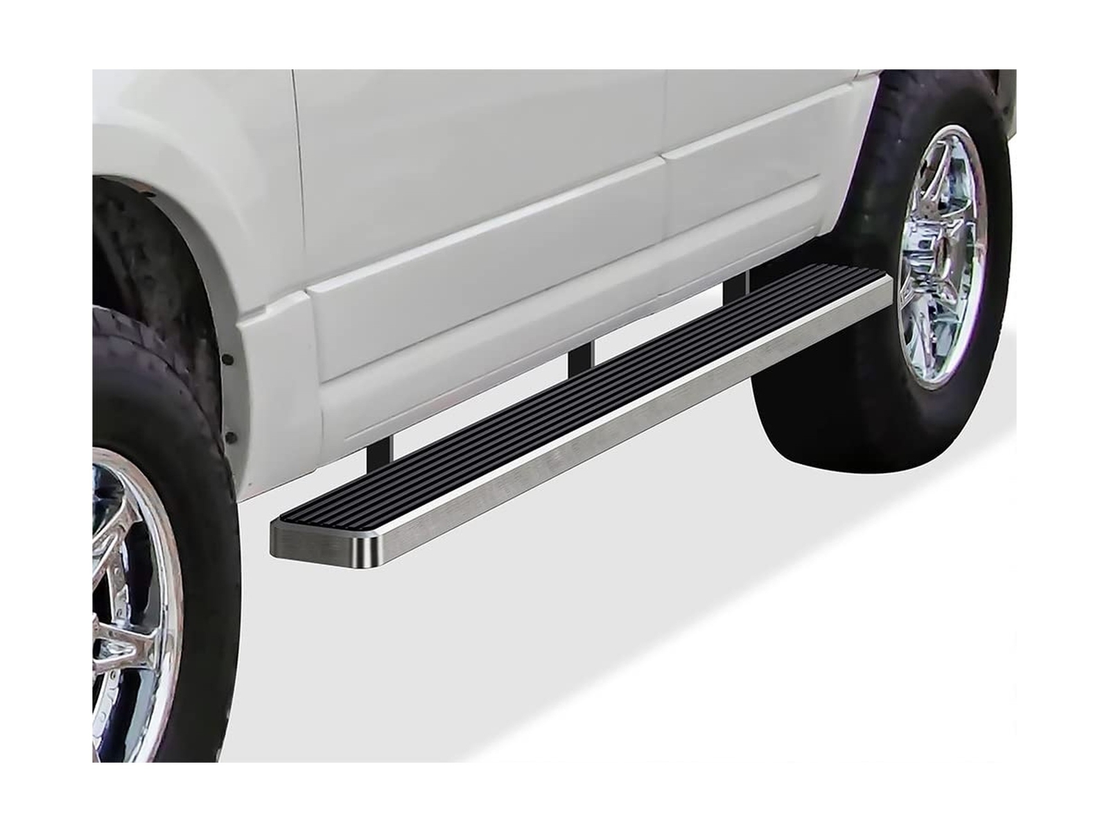 APS (Silver 6in 304 Stainless Steel Running Boards Nerf Bars Side Steps Compa…