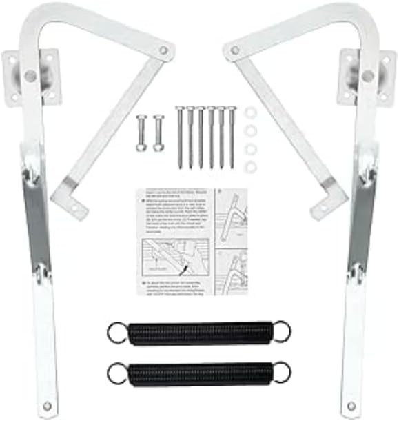 55-2 Attic Ladder Hinge Arms with Springs Compatible with Werner Mk5 WU2210