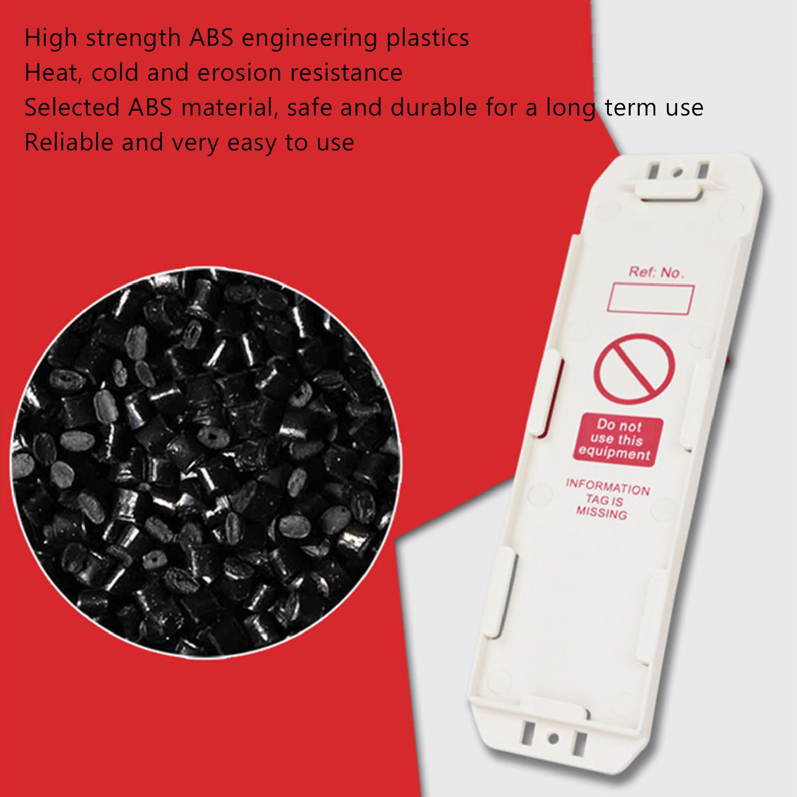 10Pcs Scaffold Tag Holder Durable For Safety Inspection
