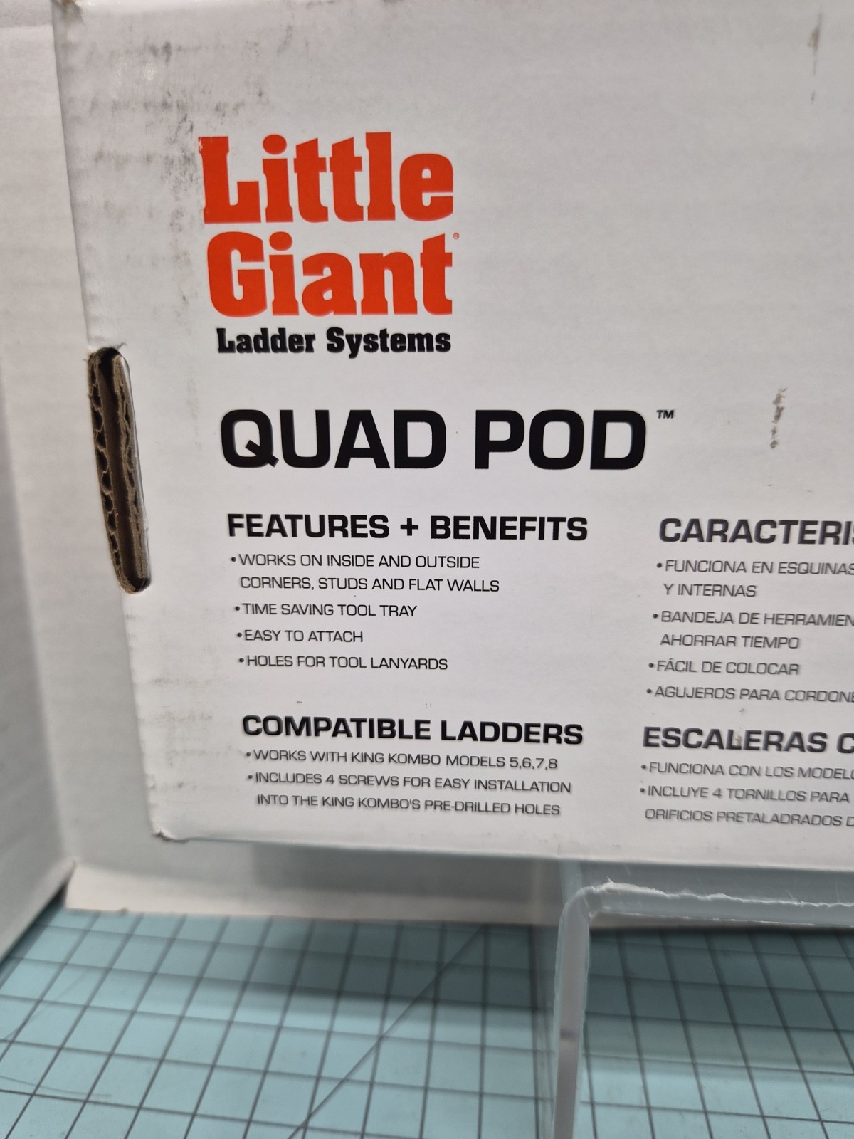 Little Giant Quad Pod 15104-002 Black Plastic Ladder Accessories New & Sealed