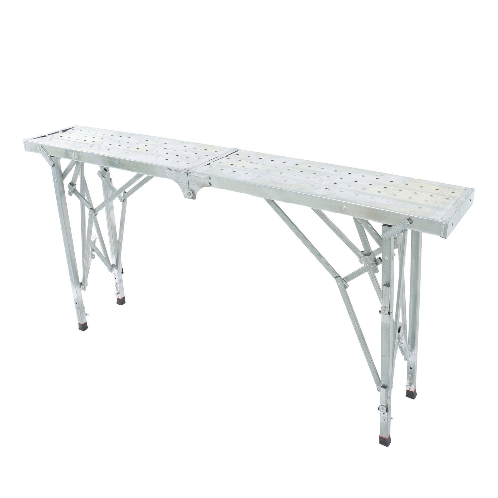 1.8m Portable Folding Scaffolding Platforms Adjustable Height Work Platform