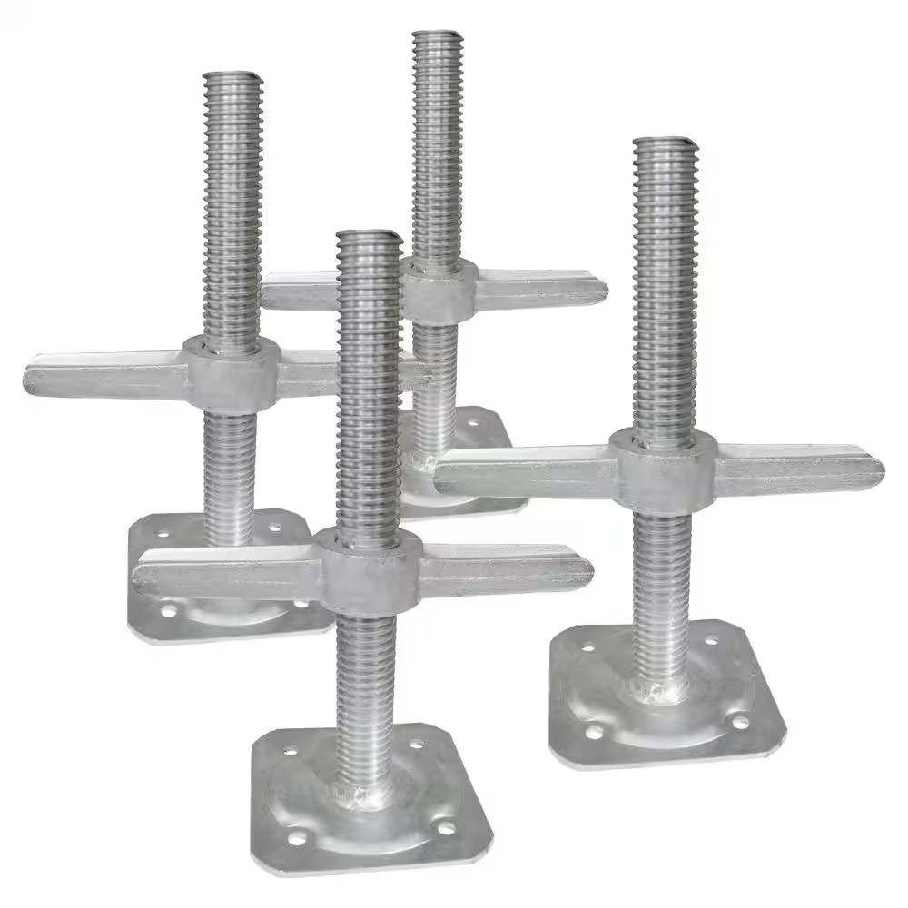 12 In. Galvanized Steel Leveling Jacks Adjustable up to 6 Inches for Baker Sc…