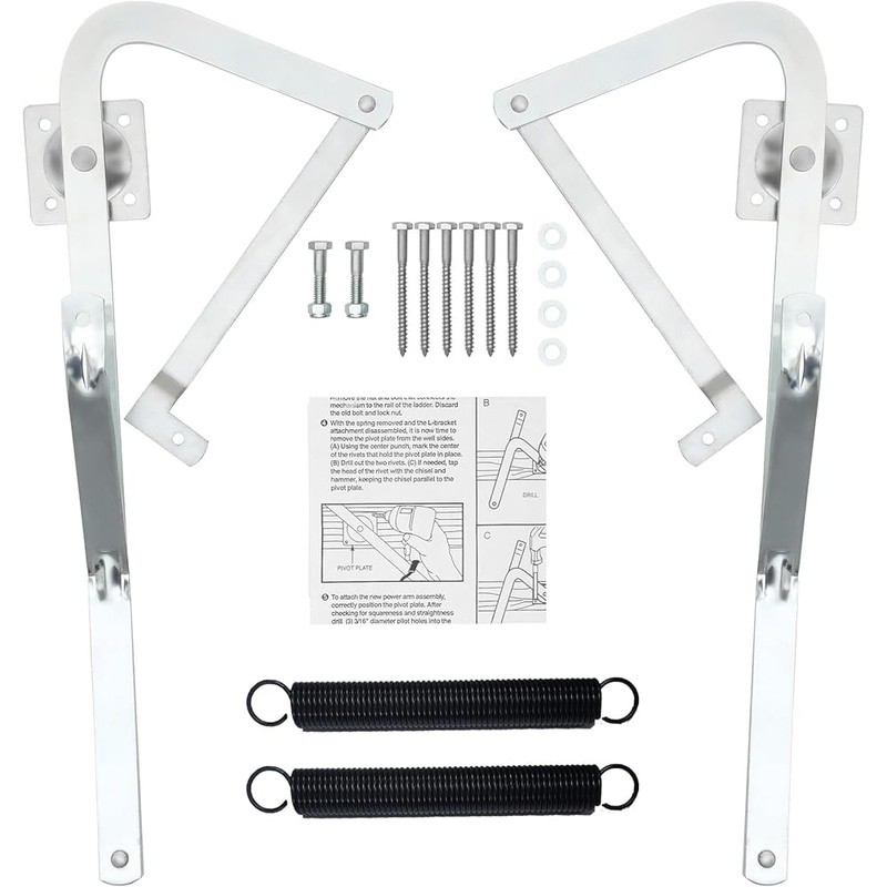 Attic Ladder Hinge Arms Compatible W/ Werner Models Mk5 WU2210 W2208 W2210 New