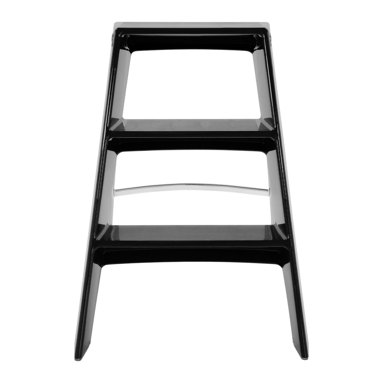 Folding 3-step Iron Stool For Adults Portable A-shape Anti-slip Step Ladder