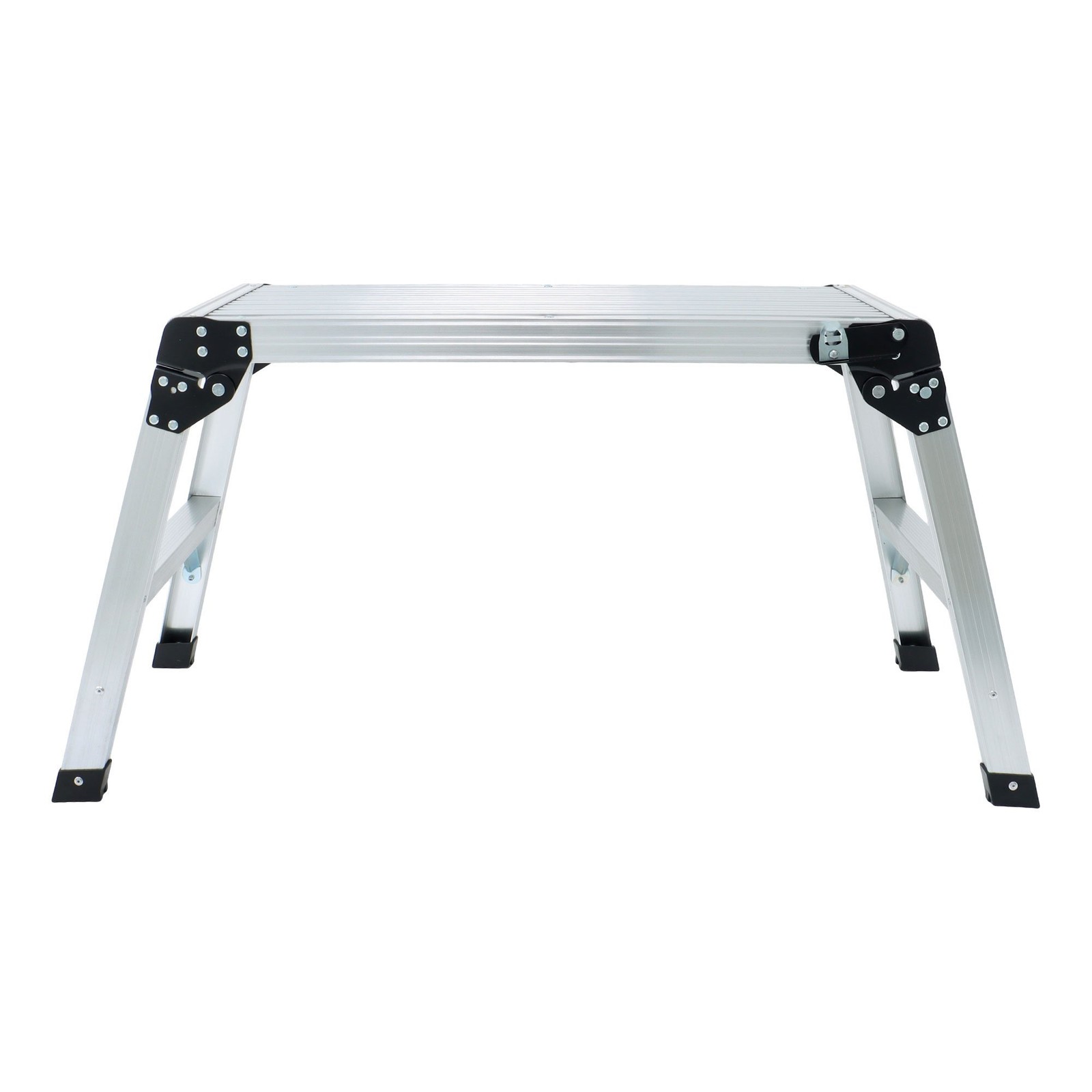 30″ Aluminum Folding Work Platform Drywall Ladder 330 lbs Non-slip Bench