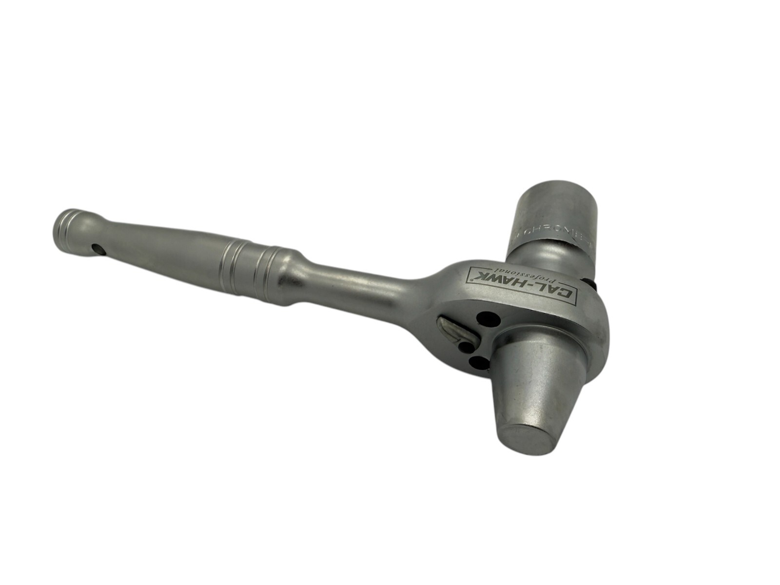 Pro 1/2″ Scaffold Ratchet 7/8″ DR. 6-Point Socket Ratchet Wrench Hammer Tip Tool