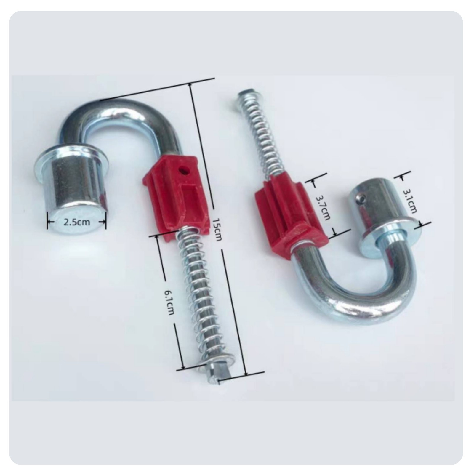Ladder Hook Red Connector Metal Ladder Hook Threaded