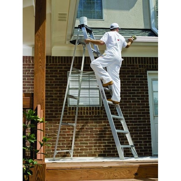 Louisville As3006 6 Ft Aluminum Stepladder, 300 Lb Capacity
