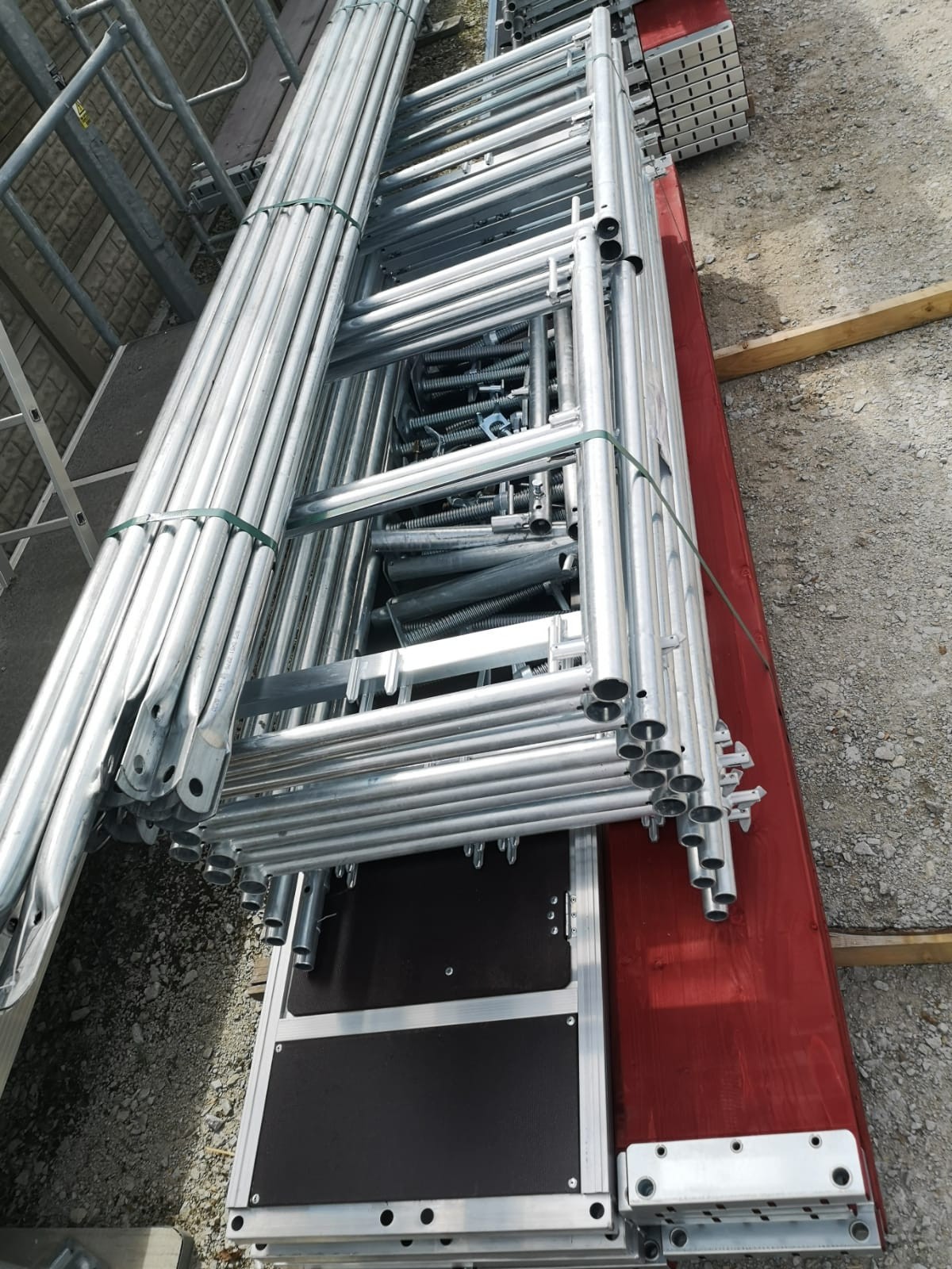 160m2 Scaff 74 steel scaffolding working scaffolding trade wooden floor shipp…