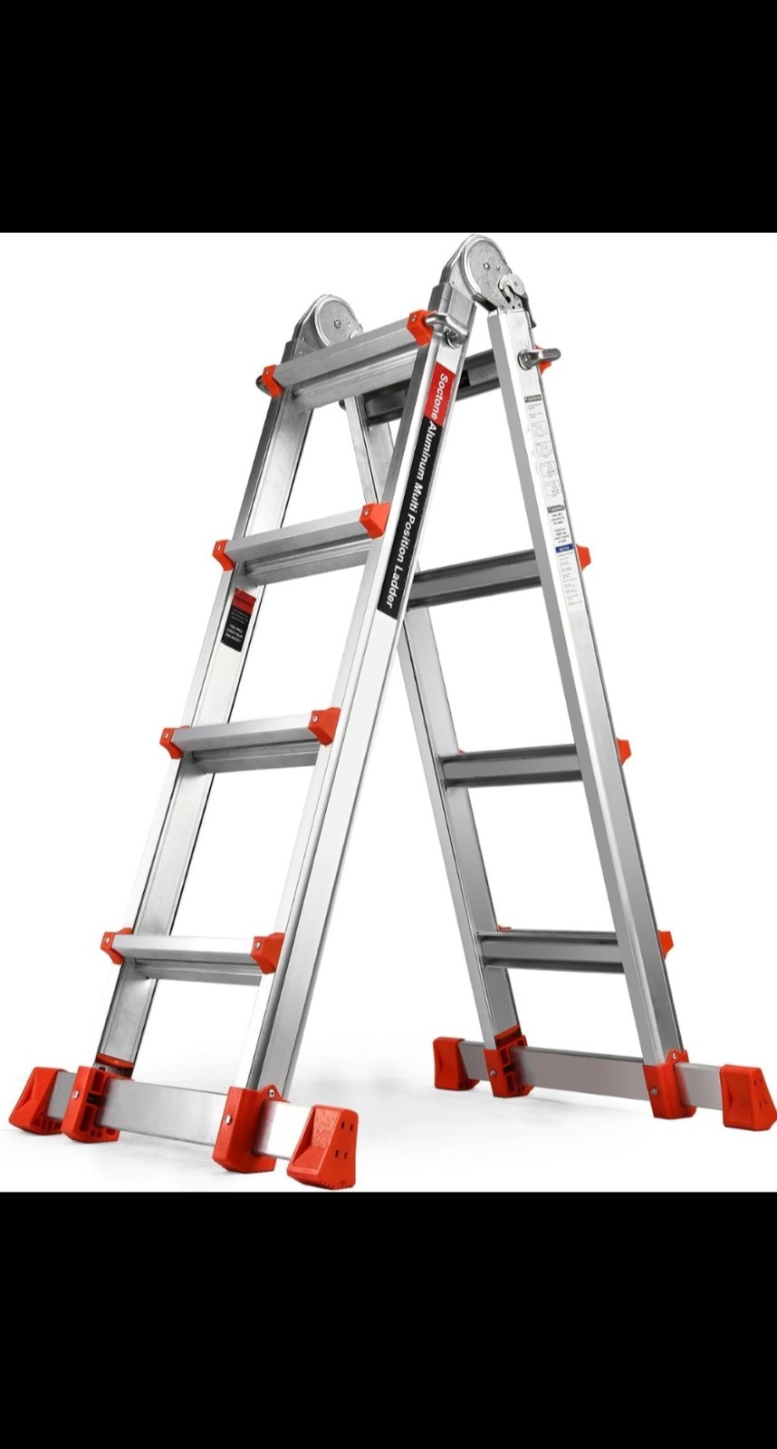 Ladder, A Frame Extension Ladder, 14 Ft Multi Position Ladder