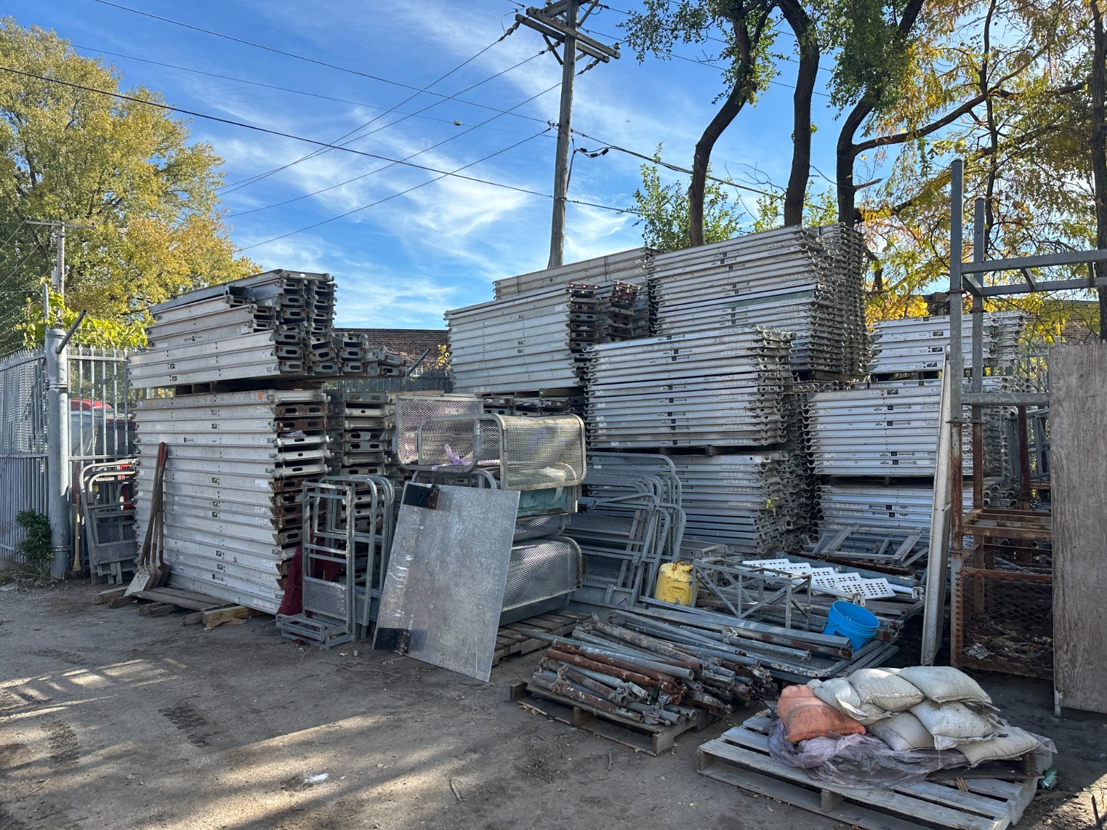 10 Set-Frame Scaffolding (Frames, Decks, CBs, Stairs, Railings, Jacks, Outrigs)