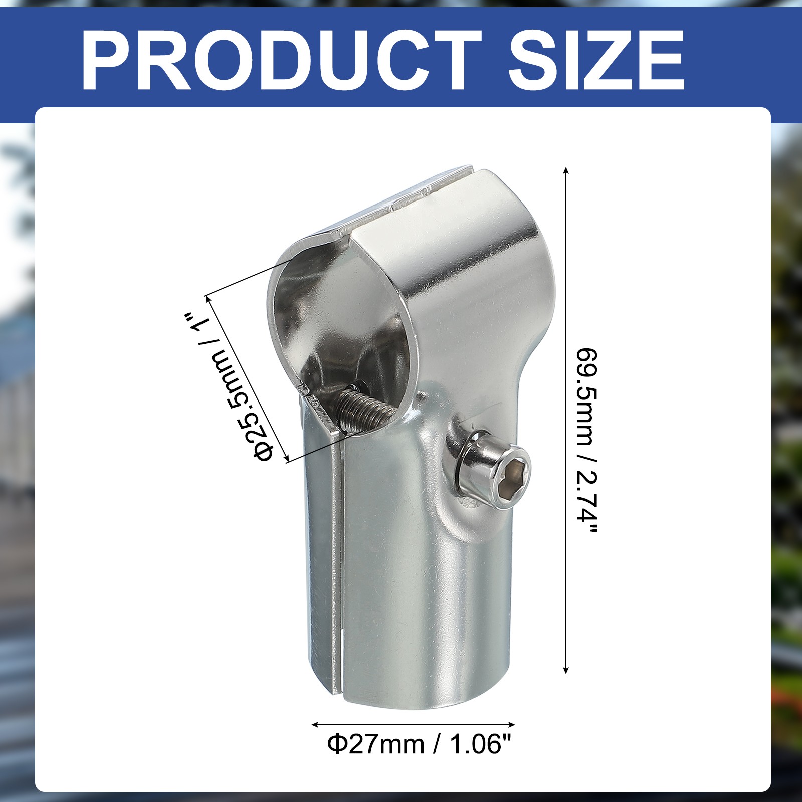 For 1″ 2 Way T Tube, 2 Pieces Silver Fence Tapes