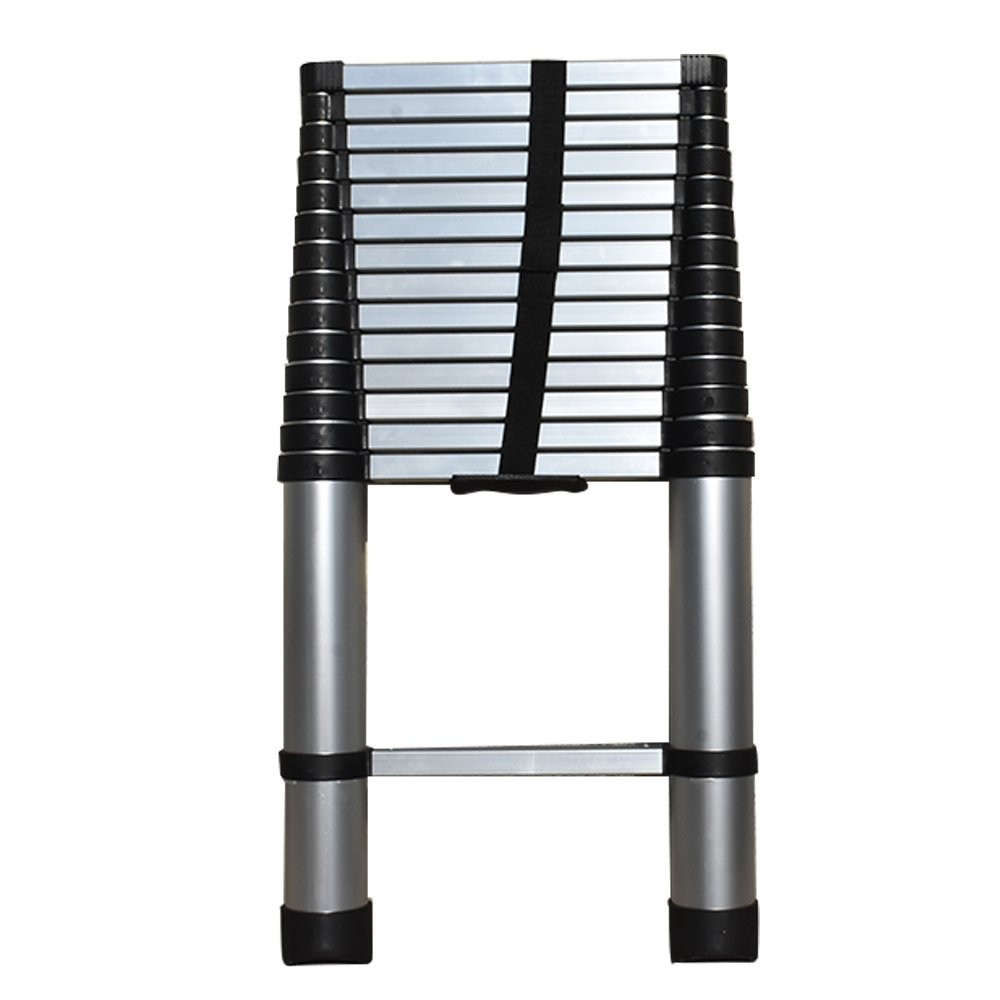 14.5FT Folding Telescopic Extension Ladder Aluminum Alloy Extendable Lightweight