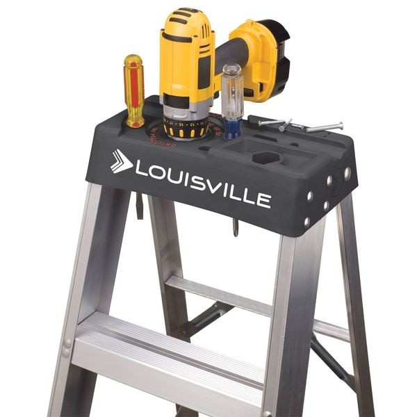Louisville As3006 6 Ft Aluminum Stepladder, 300 Lb Capacity