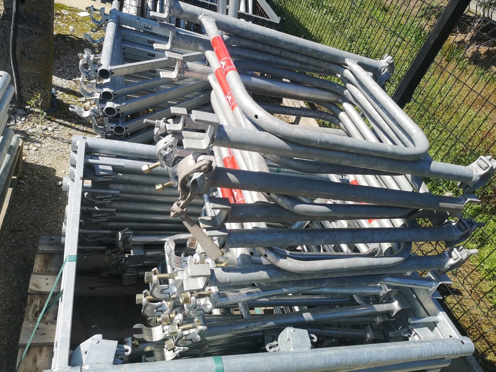 NEW scaffolding 8x10m Alu-scaff 73 gable scaffolding gable wall free delivery