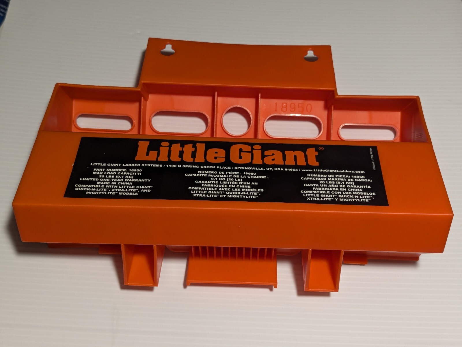 Little Giant Xtra-Lite MightyLite Quick-N-Lite Ladder Hanging Vertical Organizer