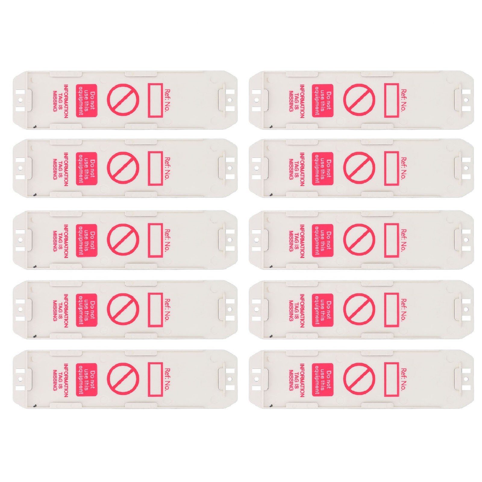 10Pcs Scaffold Tag Holder Durable For Safety Inspection