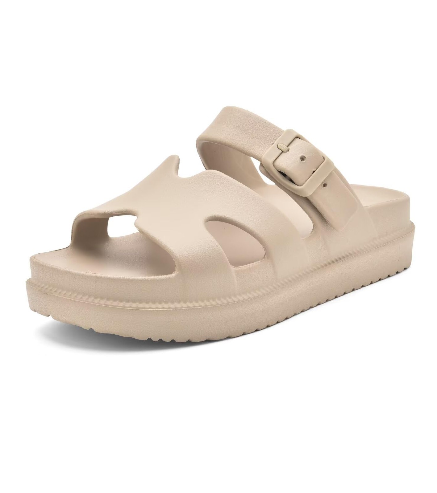 Haifago Womens H-Strap Platform Sandals Adjustable Eva Sandal Arch Support