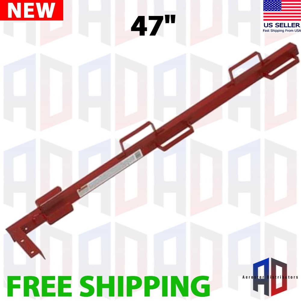 47″ All Steel Scaffold Side Wall Staging Bracket Guardrail Mid Rail Toe Board