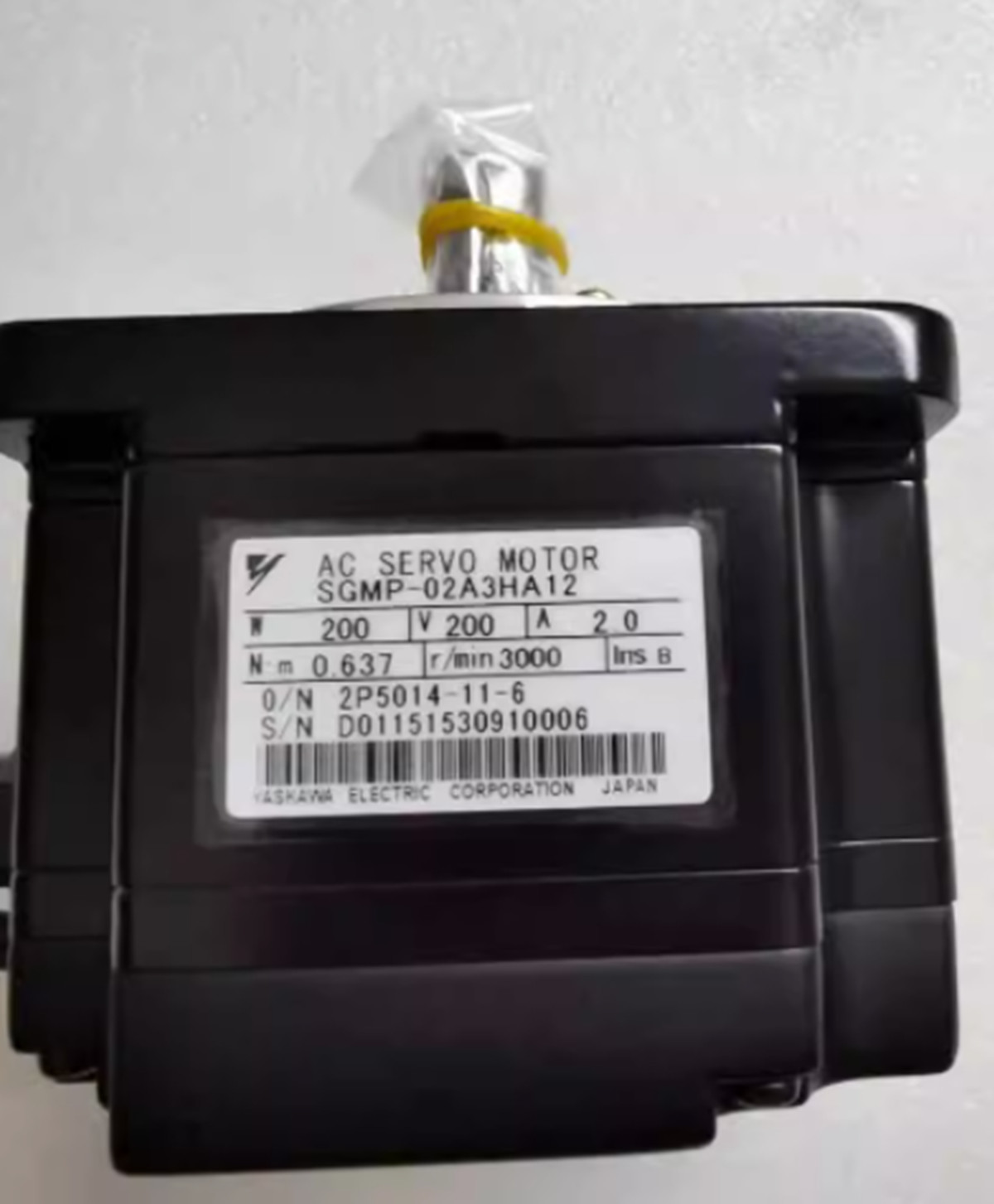 YASKAWA SGMP-02A3HA12 AC Servo Motor Brand New