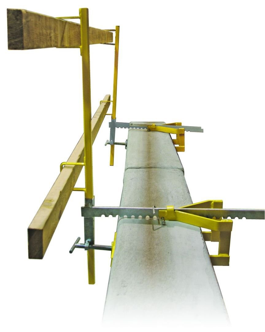 15170 Guardian Fall Protection Parapet Clamp Guardrail System