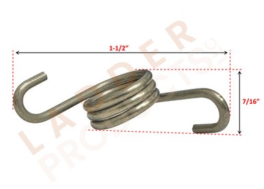 Werner Torsion Spring Left and Right 53923-03, 53923-04 (Under Tray) For PT37…
