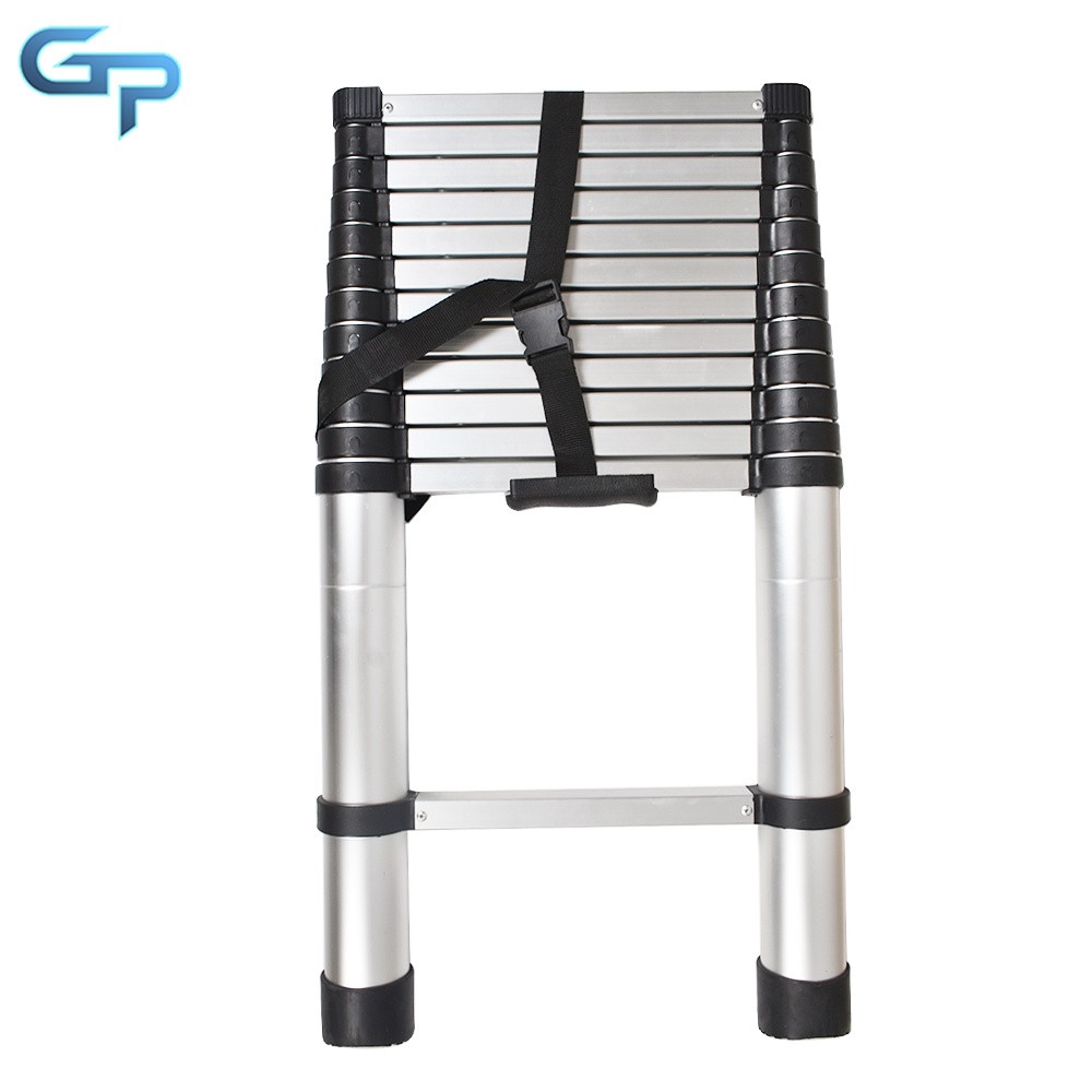 12.5 Feet 330Lbs Heavy Duty Aluminum Step Ladder Multi Purpose Extension Ladder