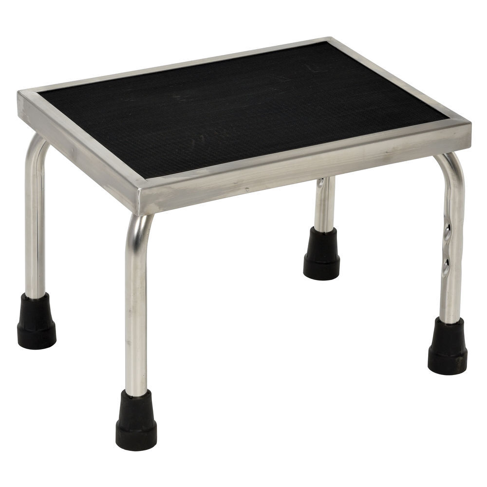 Vestil FT-SS-1 Stainless Steel Foot Stool, Silver