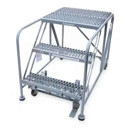 COTTERMAN 3WP2424A3B4B8AC1P6 Rolling Work Platform, Steel, 30 in. H