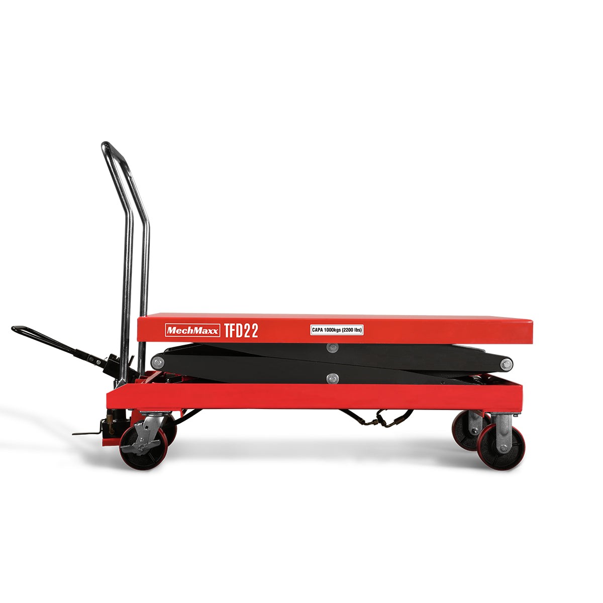 MechMaxx Mobile 2200 lbs Capacity Lift Table 86.6”x51.2” Platform, TFD22