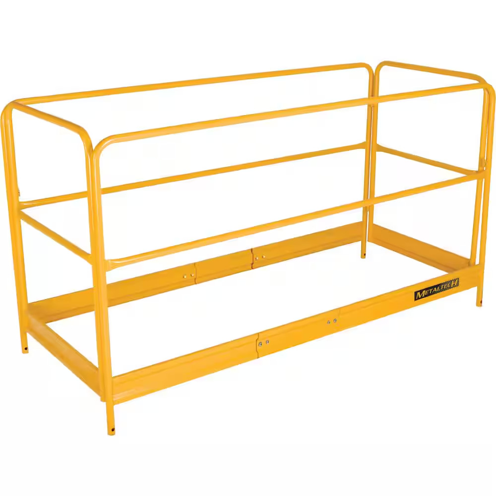 6 Ft. X 2.5 Ft. X 3.4 Ft. Steel Scaffold Guardrails System, Parts/Accessories…