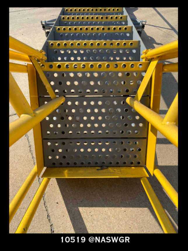 Cotterman Workmaster Heavy-Duty Rolling Ladder – 15 Step Ladder